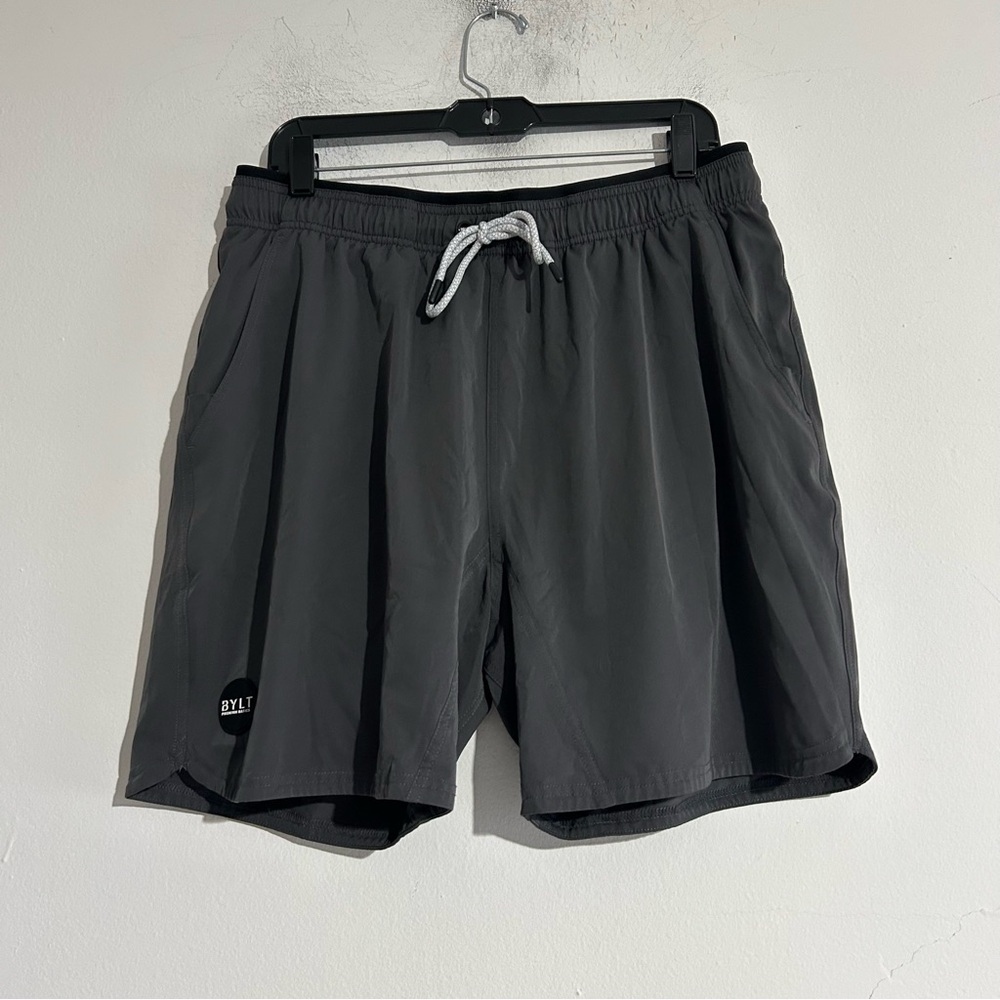 BYLT Basics Active+ Lined Shorts Charcoal Grey Size XL Casual Active Workout Gym